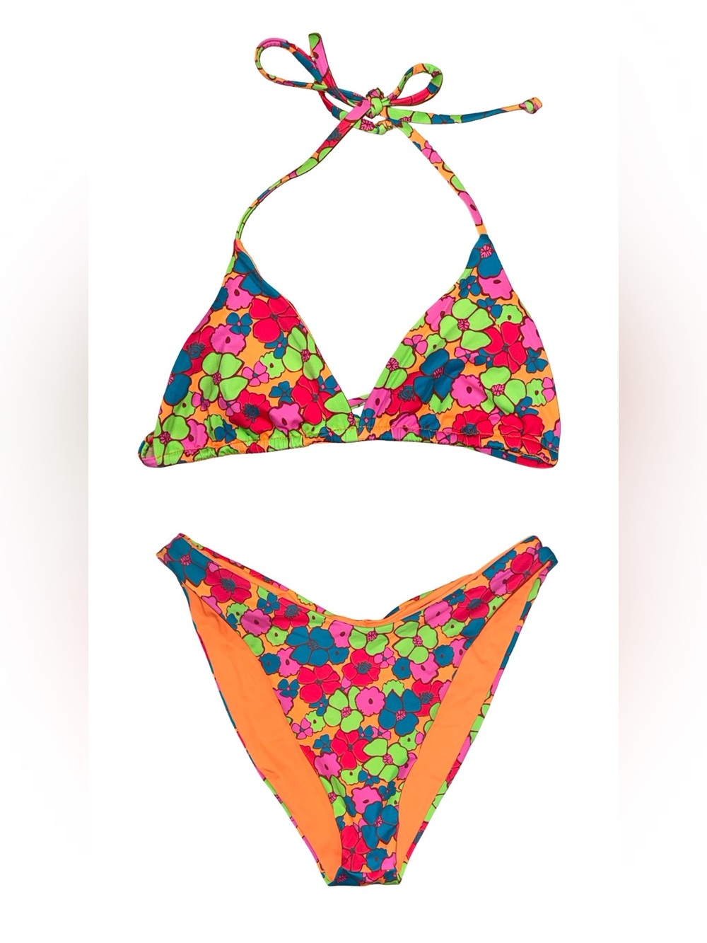 Frankie’s Bikinis | Groovy Bikini Set (Nick Top/Haven Bottom) - Size Medium